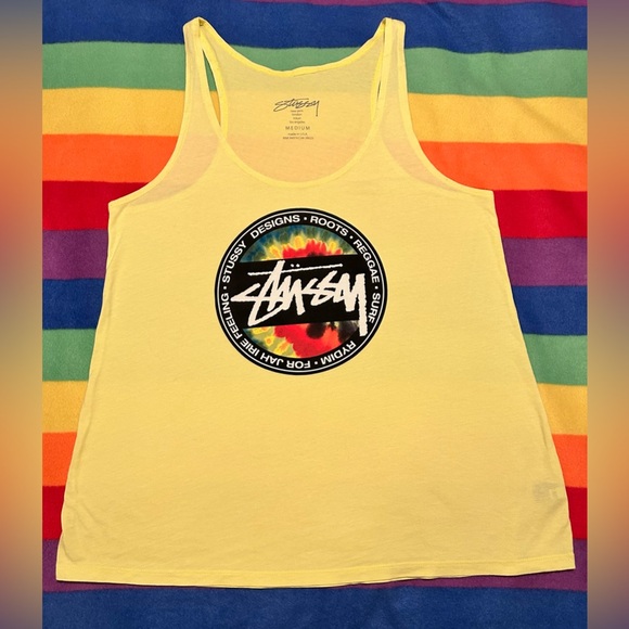 🏄🏻STUSSY COTTON SURF LOGO TANK🏄🏽♀️ - Picture 4 of 9